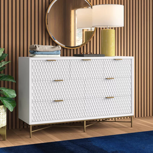 Capra 7 Drawer 56" W Double Dresser
